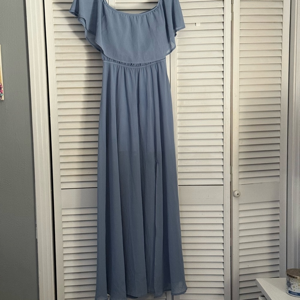 Baltic Born Light Blue Ruffle Maxi Dress- perfect Easter dress 🐣✝️